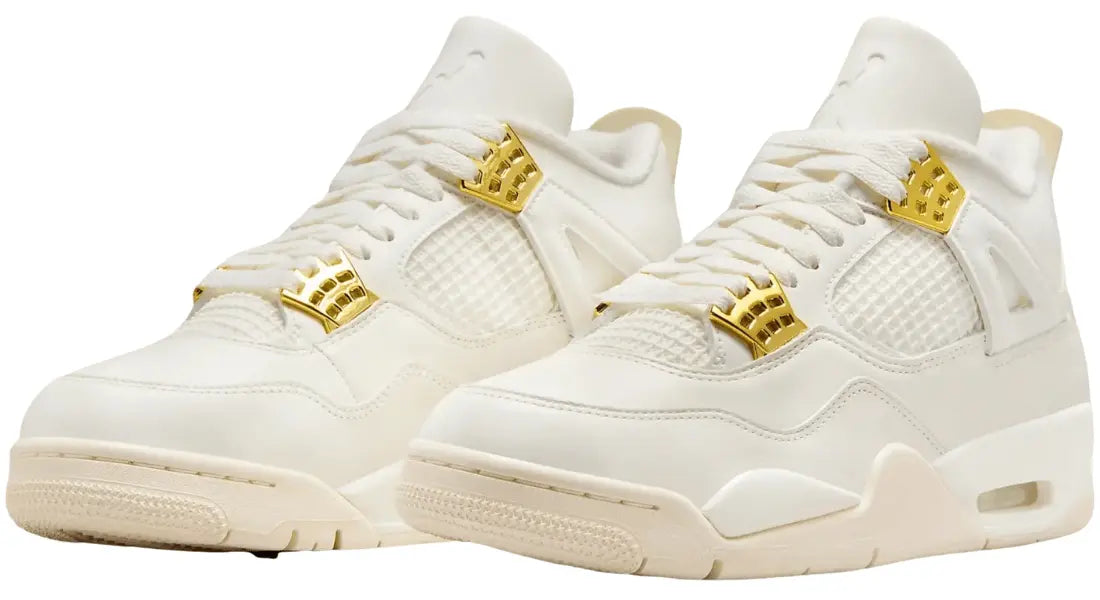 Le retour de la "Metallic" avec la Air Jordan 4 Sail Metallic Gold