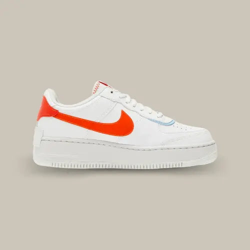 Nike Air Force 1 Shadow Summit White Team Orange